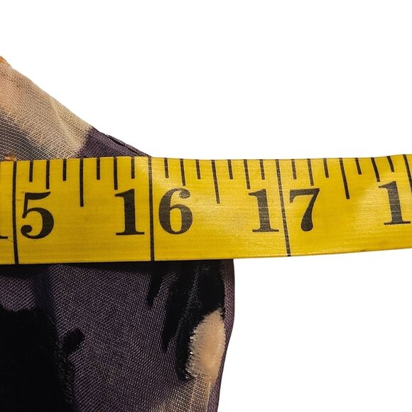 Cabi Women’s Mini Slip Dress Abstract Print S Artcore Espresso Fall Layering - Picture 8 of 11